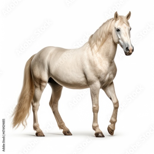 horse isolated on white