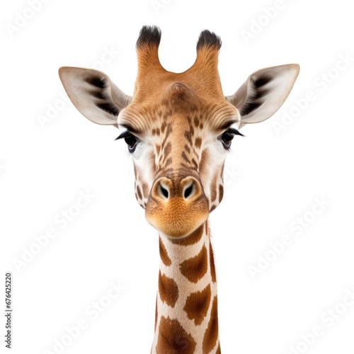 giraffe isolated on white background