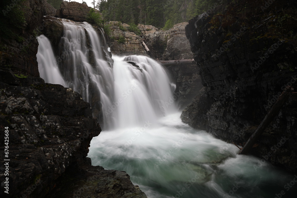 Lower Myra Falls In Strathcona Provincial Park (Vancouver Island) Canada Lower Myra Falls In Strathcona Provincial Park (Vancouver Island) Canada