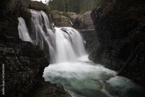 Lower Myra Falls In Strathcona Provincial Park  Vancouver Island  Canada