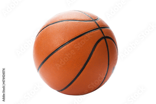 Basket Ball on isolated white png image © Afrin