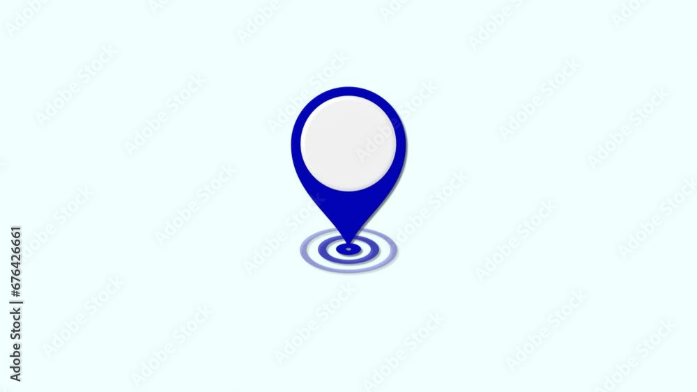 Location icon, location tracking animated Location icon, location tracking animated