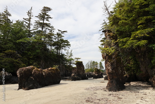Cape Scott Provincial Park - Sea Stacks at San Josef Bay (Vancouver Island) Canada