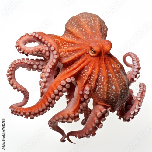octopus isolated on white
