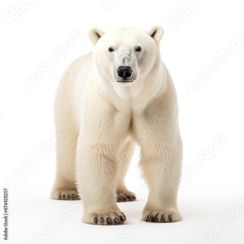 polar bear isolated on white