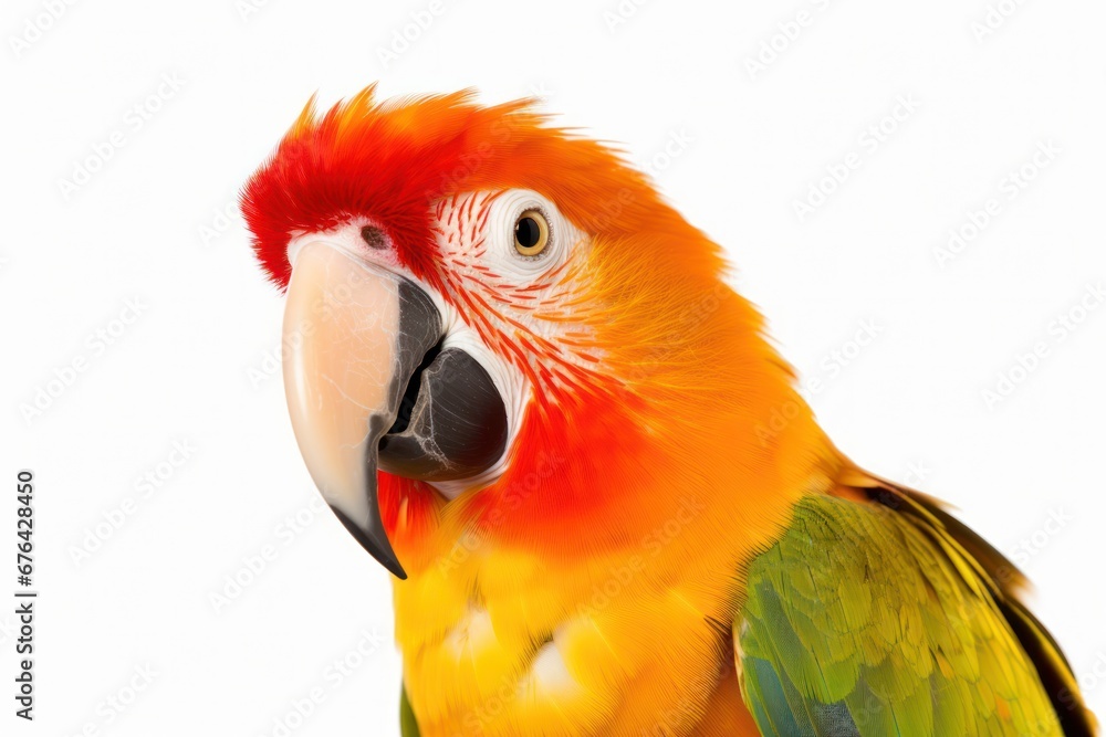 Fototapeta premium red and yellow macaw