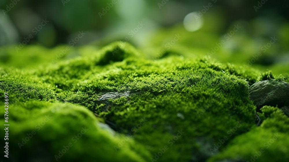 Mossy Green Nature Macro Background Mossy Green Nature Macro Background