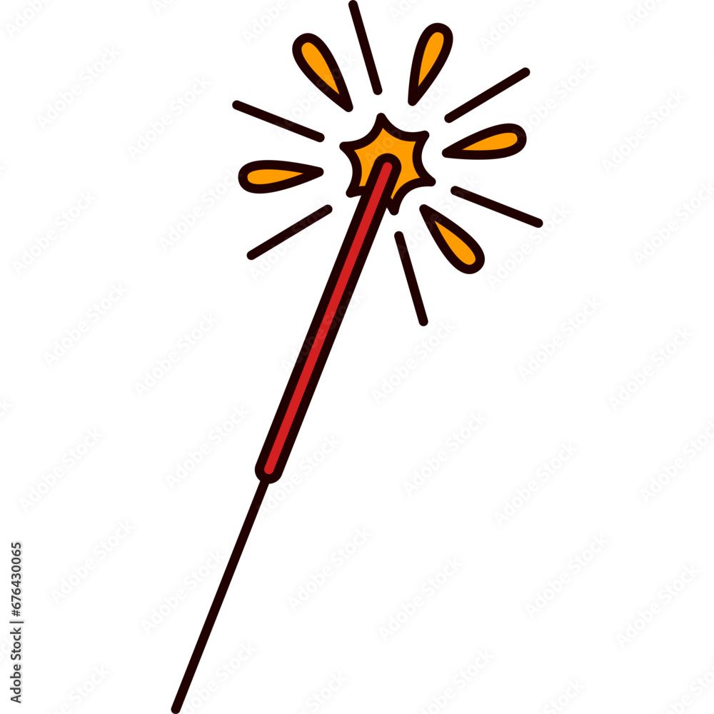 New Year Firecracker Icon