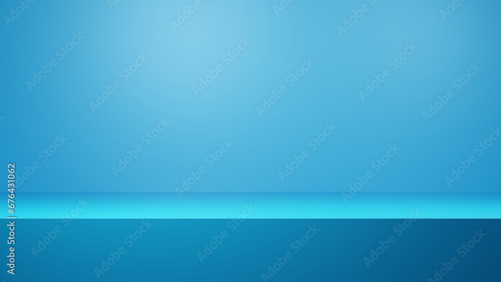 Blue grey blank background illustration 3d render, Blank background studio concept, Blue background texture