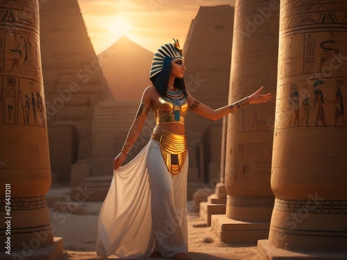 egypt queen cleopatra photography cinematic look photo