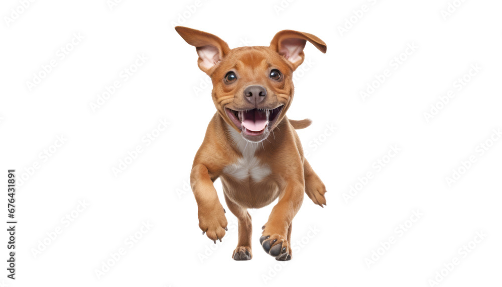 running dog isolated on transparent background cutout running dog isolated on transparent background cutout