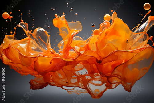 a transparent packground with ink drops on it