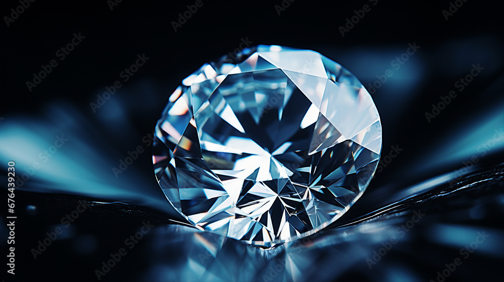 Shining Diamond Jewelry - Luxury Gemstone Macro Photography Shining Diamond Jewelry - Luxury Gemstone Macro Photography