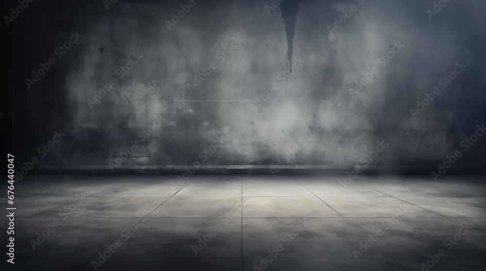 Concrete wall and floor, grunge style background Concrete wall and floor, grunge style background