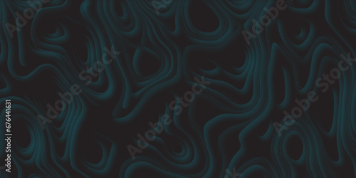 Black Topographic mountain relief. Abstract lines background paper texture Imitation of a geographical map blue shades.Topographic contour lines vector map seamless pattern vector illustration.