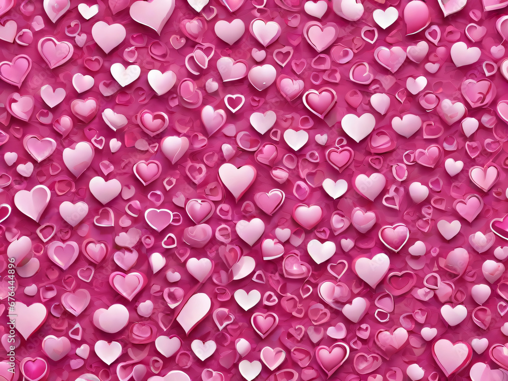 Photorealistic image of a pink heart background, A romantic and elegant style, suitable for Valentine’s Day.. Generative Ai Photorealistic image of a pink heart background, A romantic and elegant style, suitable for Valentine’s Day.. Generative Ai