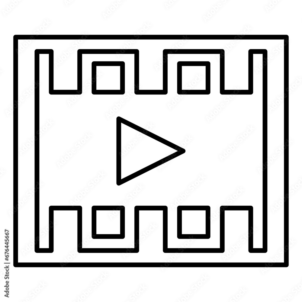 video line icon video line icon