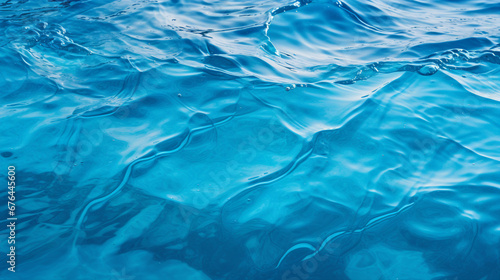 blue water surface background: aqua studio shot texture