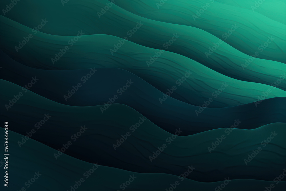 Dark Emerald and Navy Blue Gradient Design