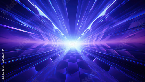 Eternal Light Tunnel, Abstract Infinity Background