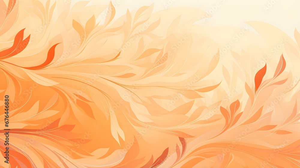 Abstract Background of Nature Pattern in light orange Colors. Minimal Wallpaper