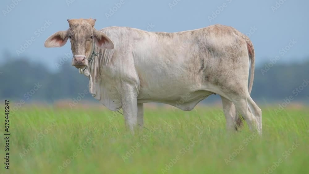 white cow on the meadow white cow on the meadow