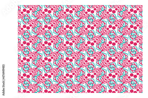 Colorful Ornament Pattern Background