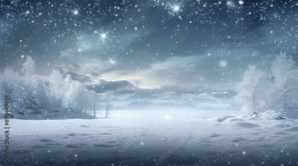 Winter Wallpaper, background breathtaking views and falling snowflakes Winter Wallpaper, background breathtaking views and falling snowflakes