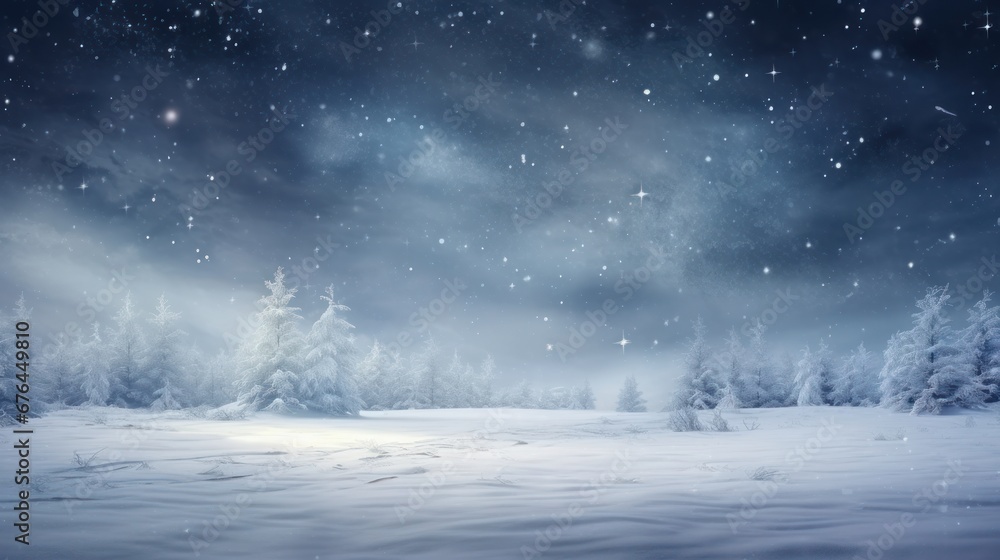 Winter Wallpaper, background breathtaking views and falling snowflakes