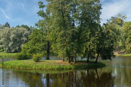 The Great Menshikov Palace, palace and park ensemble. photo