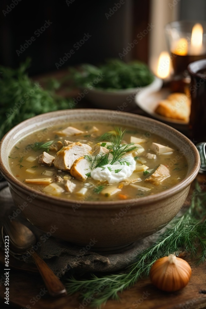 soup with meatballs and vegetables soup with meatballs and vegetables