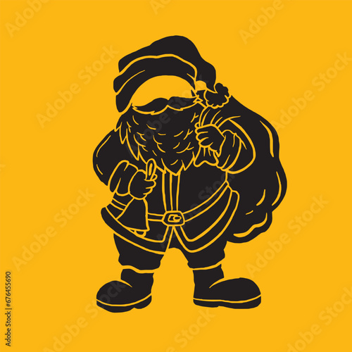 Illustration of santa clause