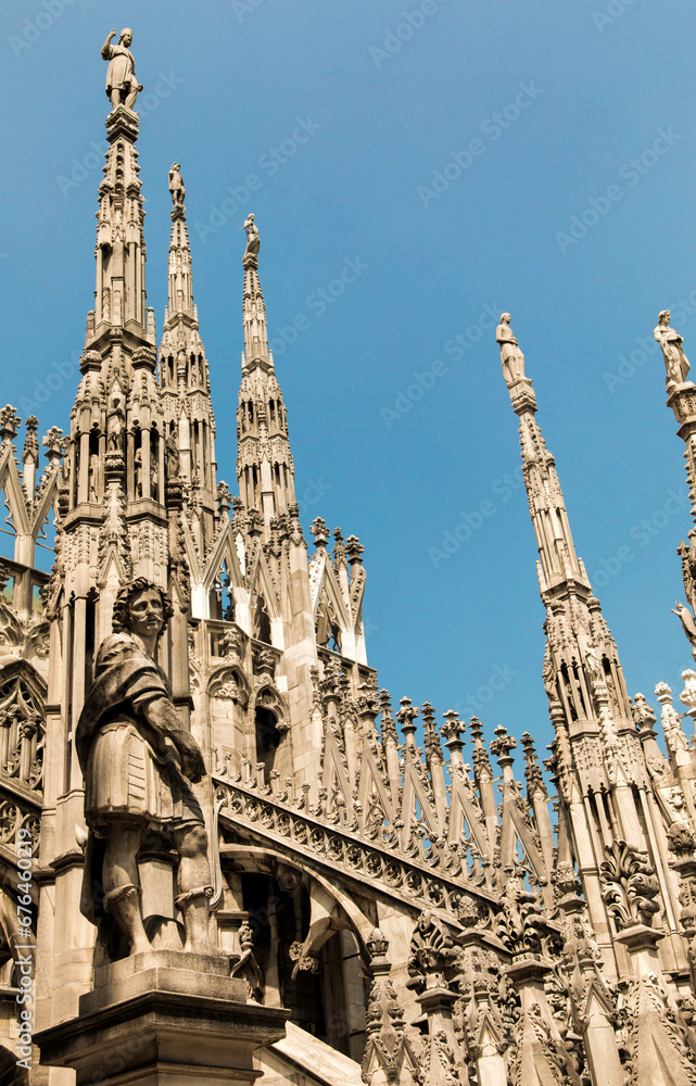 Roof of Milan Cathedral Duomo di Milano