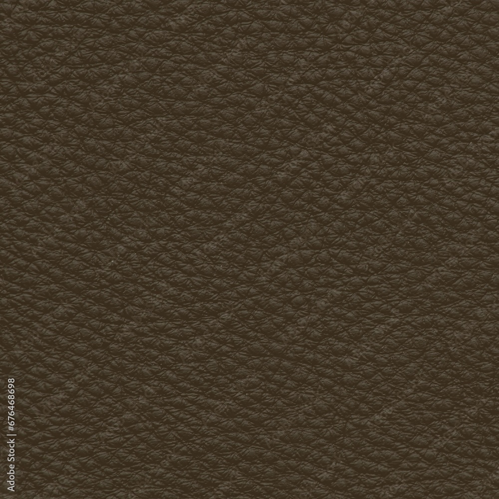 Fototapeta premium Leather texture background, natural leather material pattern close view square illustration