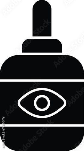 eye dropglyph icon design style