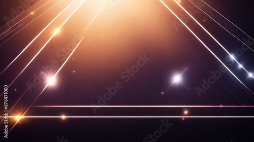 Abstract background with light. AI 