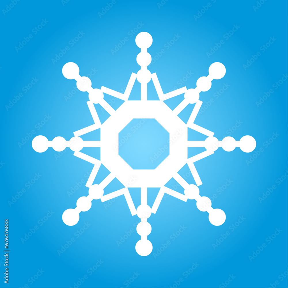 Christmas snowflake illustration Christmas snowflake illustration