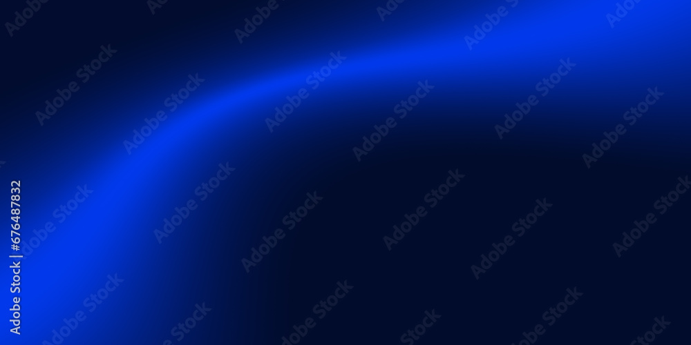 Fototapeta premium Blue gradient background, abstract illustration of deep water