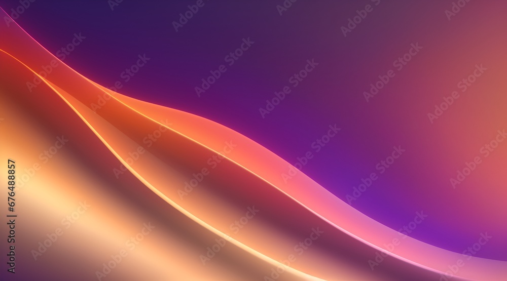 Grainy gradient curve texture background. Modern background of gradients and curves with fluid, liquid motion