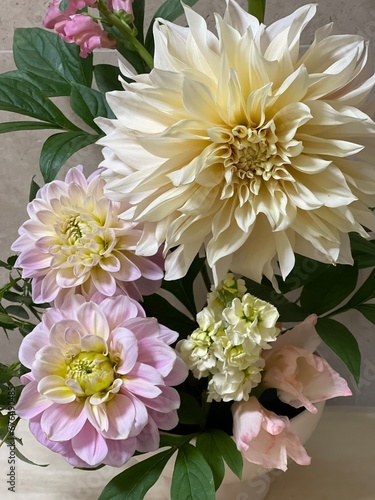 bouquet of dahlias