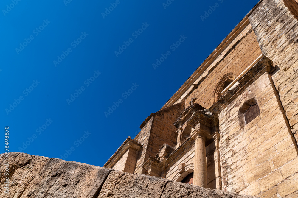 Streets and monuments of the beautiful Granada town Alhama de Granada, known for its hot springs Streets and monuments of the beautiful Granada town Alhama de Granada, known for its hot springs