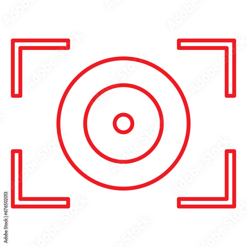 red camera icon