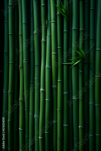 bamboo forest background close up of green leaves all in green minimal composition summer concept background concept