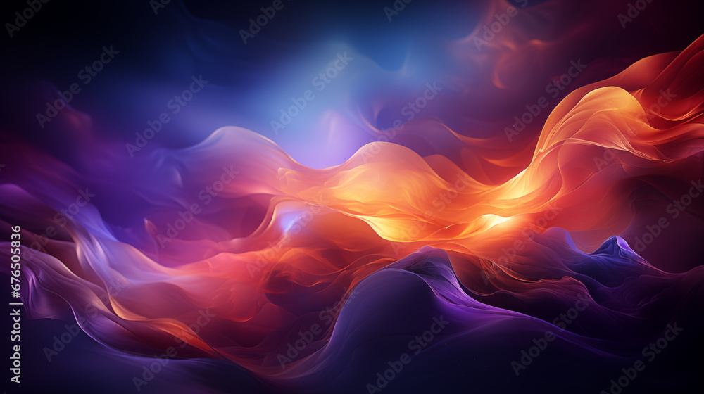 Abstract background glowing nebula space Generative AI Abstract background glowing nebula space Generative AI