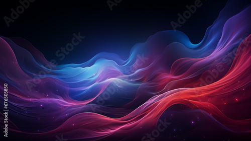 Abstract background glowing nebula space Generative AI