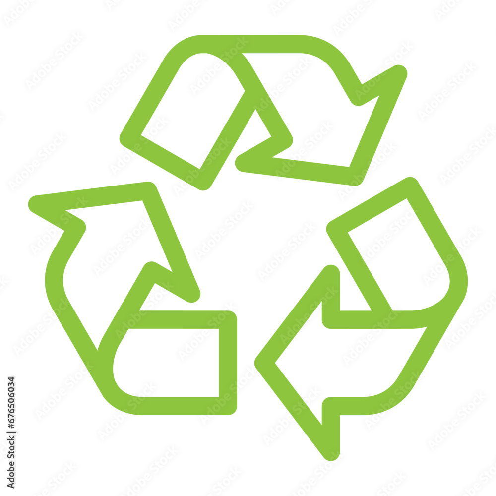 Arrow icons for recycling and circulation Arrow icons for recycling and circulation