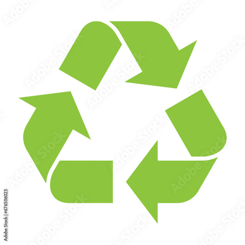 Arrow icons for recycling and circulation