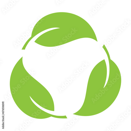 Arrow icons for recycling and circulation
