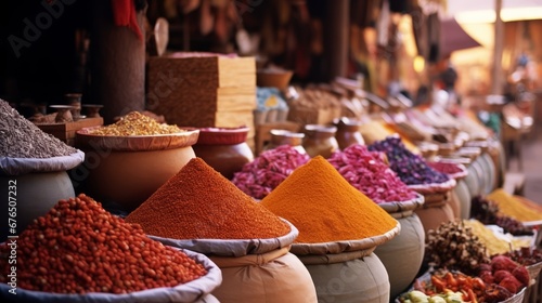 Colorful Marrakech Marketplace
