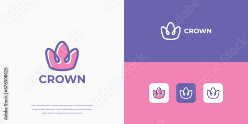 cute crown logo